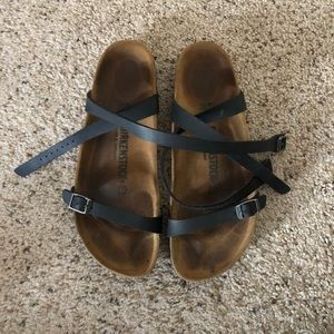 Black Ankle Birkenstocks